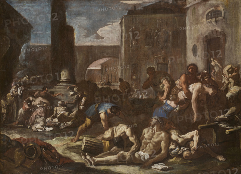 The Plague of Ashdod. Creator: Ricci, Sebastiano (1659-1734).