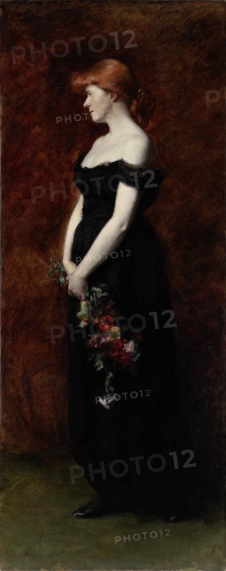 Portrait of the pianist Miss Mosher, c1887. Creator: Roederstein, Ottilie Wilhelmine (1859-1937).