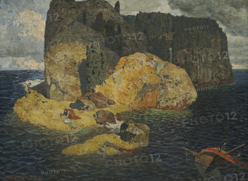 Island Shipwreck. Creator: Rothaug, Alexander (1870-1946).