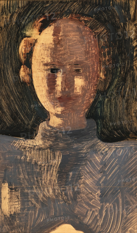 Grey figure with a light hand, 1936. Creator: Schlemmer, Oskar (1888-1943).
