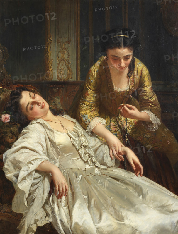 The Five Senses: Touch, c1865. Creator: Schlesinger, Henry Guillaume (1814-1893).