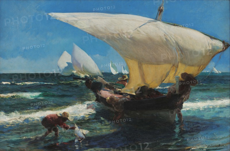 On the Coast of Valencia, 1898. Creator: Sorolla y Bastida, Joaquín (1863-1923).