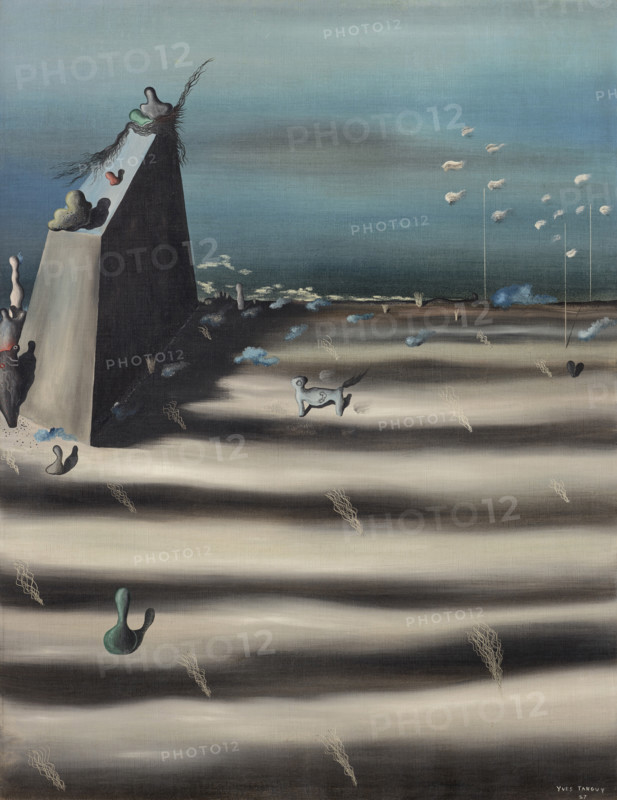 Un grand tableau qui représente un paysage, 1927. Creator: Tanguy, Yves (1900-1955).