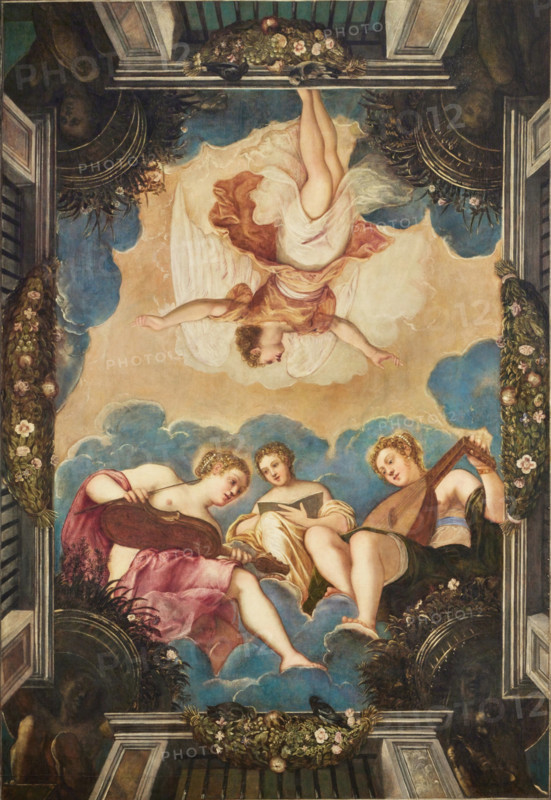Allegory of Music, 1570s. Creator: Tintoretto, Jacopo (1518-1594).