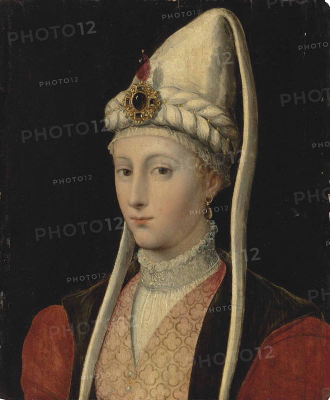 Portrait of Roxelana. Creator: Titian, (after .