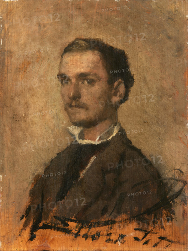 Self-portrait. Creator: Tito, Ettore (1859-1941).