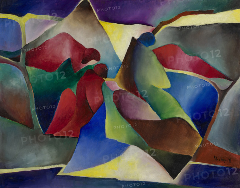 The Sleepers - Version II, 1918. Creator: Topp, Arnold (1887-1945).