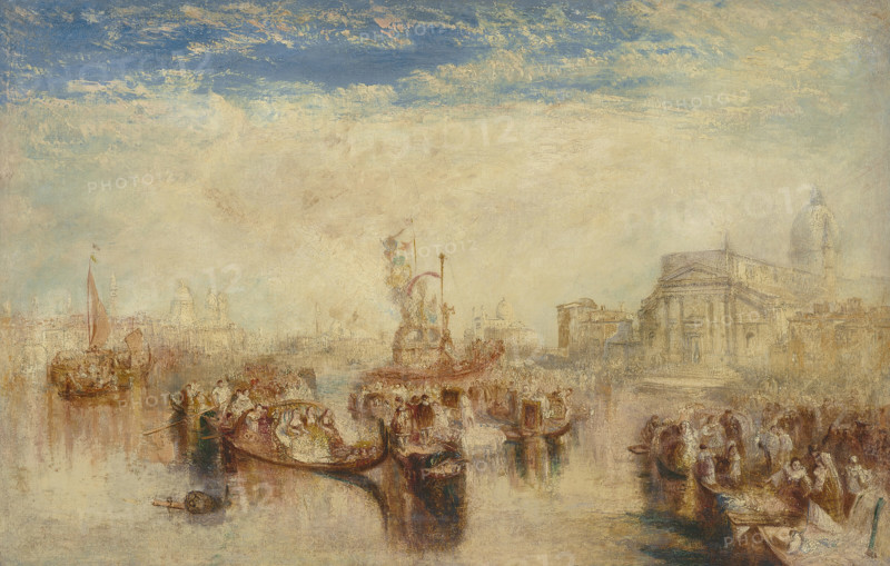 Depositing of John Bellini's Three Pictures in La Chiesa Redentore, Venice, 1841. Creator: Turner, Joseph Mallord William (1775-1851).