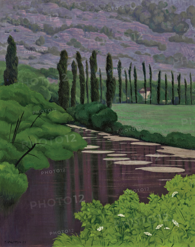 Paysage à Marcillac, 1925. Creator: Vallotton, Felix Edouard (1865-1925).