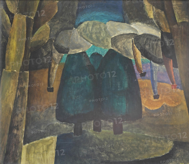 Sailboats on the Lys, c1920-1923. Creator: Van den Berghe, Frits (1883-1939).