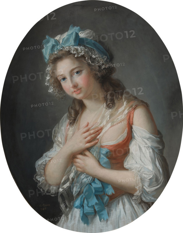 Portrait of Duchesse de Guiche, née Aglaé de Polignac (1768-1803), 1784. Creator: Vigée Le Brun, Louise Élisabeth (1755-1842).
