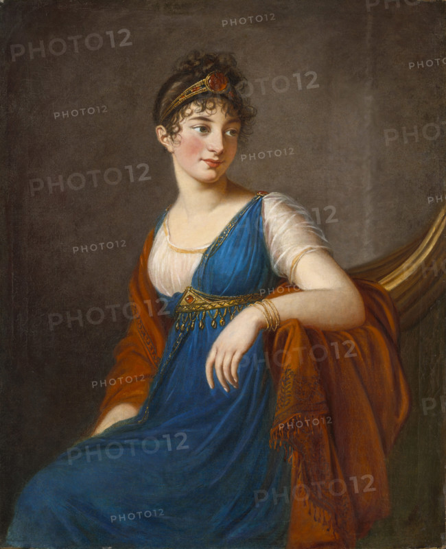 Portrait of the actress Mademoiselle Georges (1787-1867), 1800s. Creator: Vigée Le Brun, Louise Élisabeth (1755-1842).