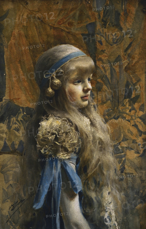 Portrait of Cristina Morphy, 1884. Creator: Anders Leonard Zorn.