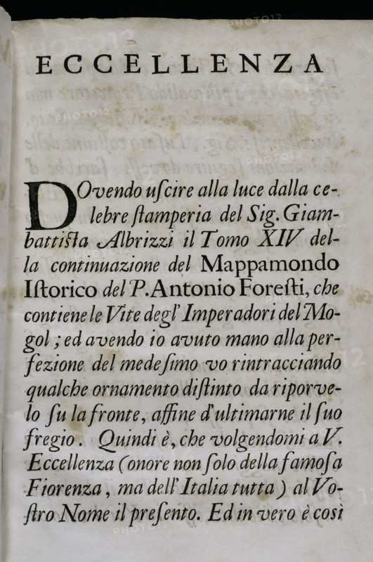 Mappamondo Istorico, Volume VIII, Mughal Empire, 1733.  Creator: Antonio Foresti.