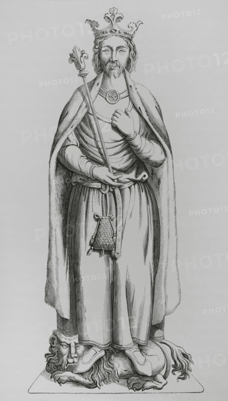 Charles the Simple, (879-929), King of West France, (898-922), 16th century (1878).  Creator: Unknown.