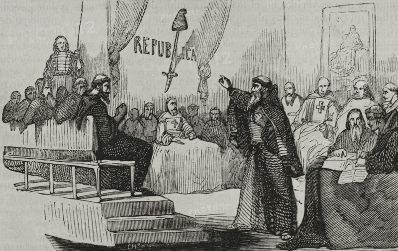 Secret society of republican friars, War of Roussillon, (1793-1795), 1851. Creator: Unknown.