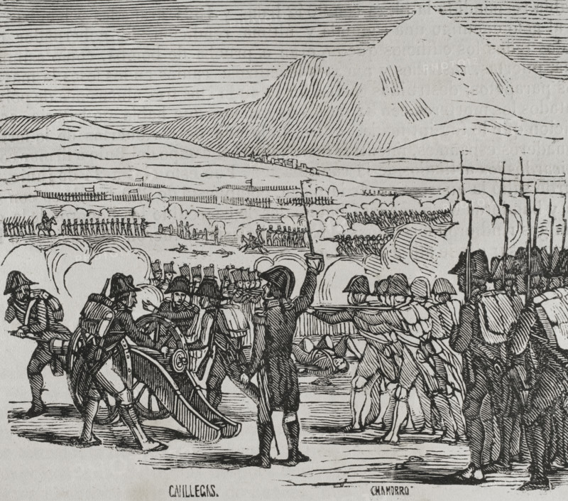 Battle of Mas Deu, (May 19, 1793), War of Roussillon, (1793-1795), 1851.  Creator: Unknown.