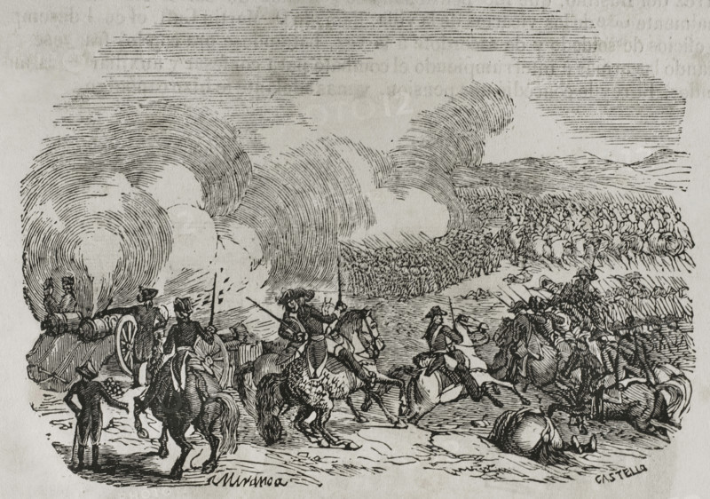 Battle of Trouillas, (September 22, 1793), War of Roussillon, (1793-1795), 1851.  Creator: Unknown.