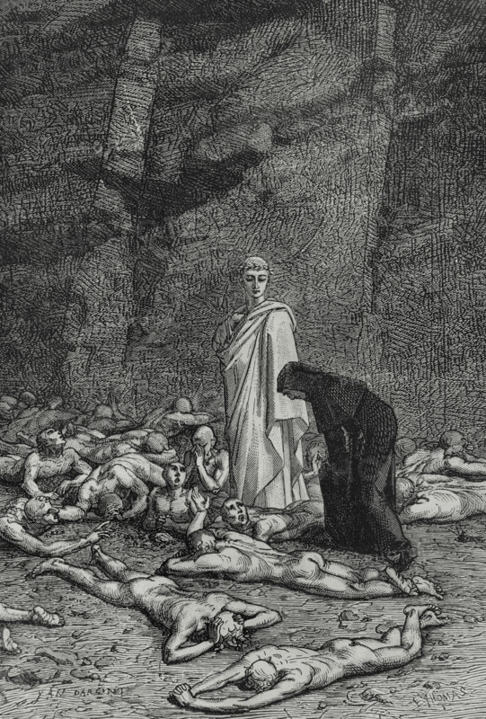 The Divine Comedy, (1307-1321): Purgatory, 1888.  Creator: Jean Edouard Dargent.