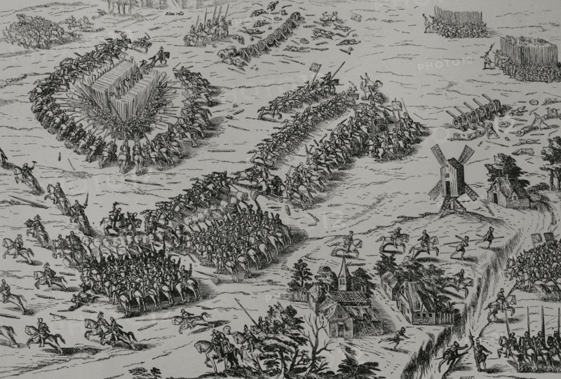 Battle of Dreux, (19 December 1562), (1877).  Creator: Unknown.