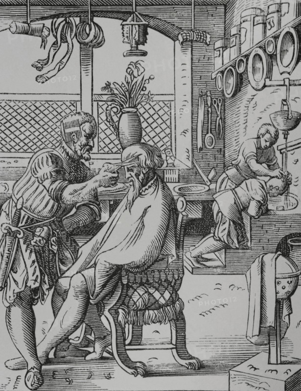 The Barber, 16th century, (1878).  Creator: Unknown.