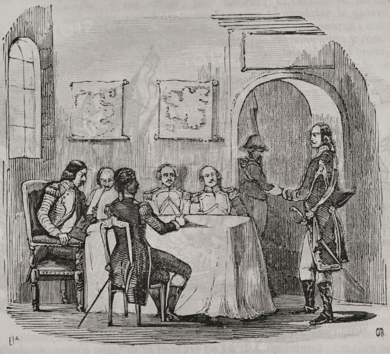 War Council of generals in 1799, (1851).  Creator: Unknown.