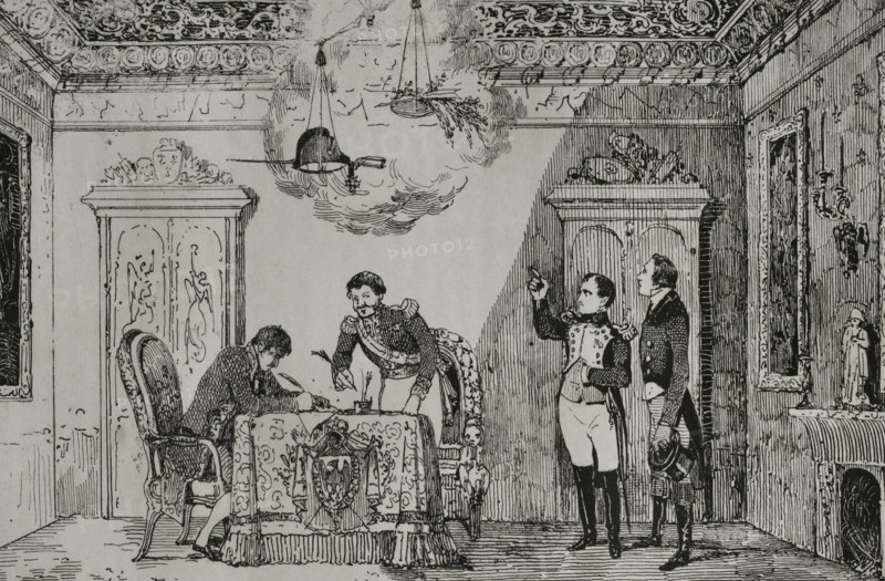 Treaty of Fontainebleau (October 27, 1807), 1851.  Creator: Unknown.