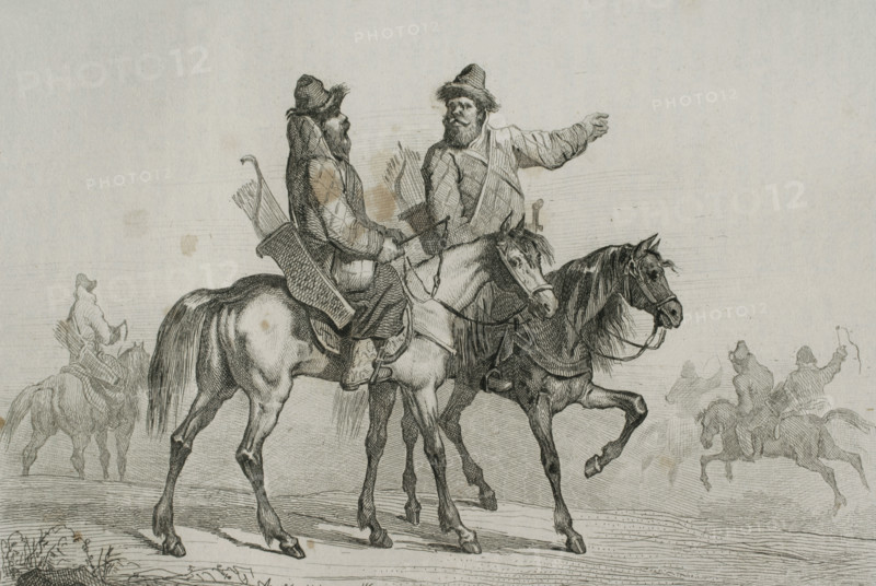 Tatar Knights, 1839. Creator: Augustin François Lemaitre.