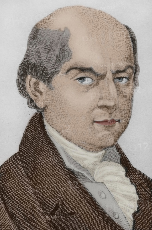 John Adams, (1735-1826), American politician, leader of the American Revolution, 1837, (1850).  Creator: Emile Louis Vernier.