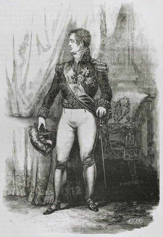 Joseph I Bonaparte, (1768-1844), King of Naples, (1806-1808) and king of Spain (1808-1813), 1853.  Creators: Bernardo Rico, Eusebio Zarza.