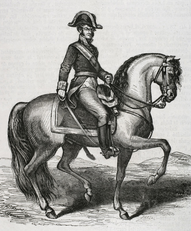 Luis Lacy Gautier, (1775-1817), Spanish general who stood out for his actions in..., 1853.  Creators: Eusebio Zarza, Tomás Carlos Capuz.