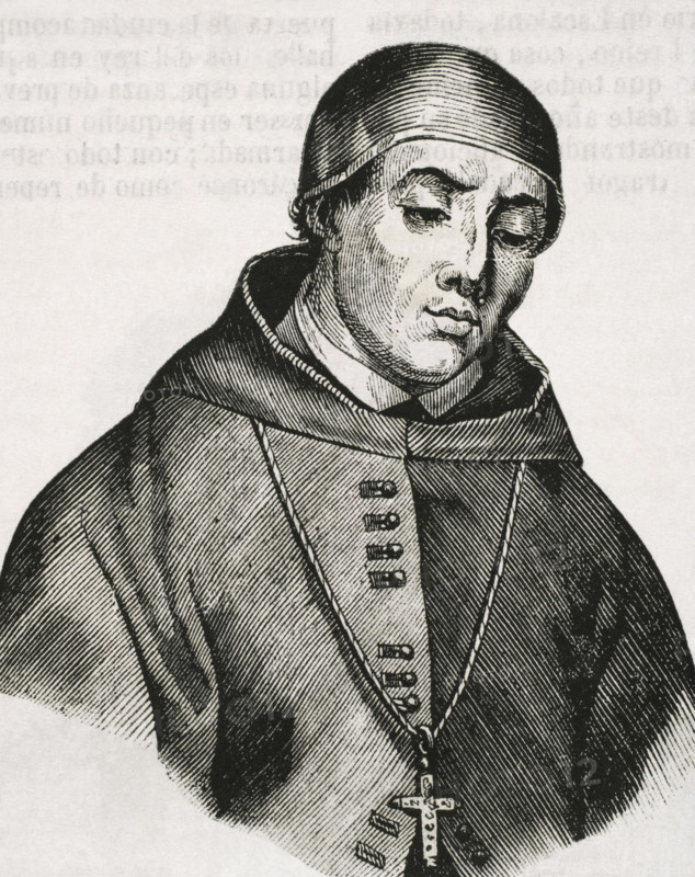 Alonso Fernandez de Madrigal, known as Alonso Tostado, (1410-1455), Spanish clergyman..., 1852.  Creator: Unknown.