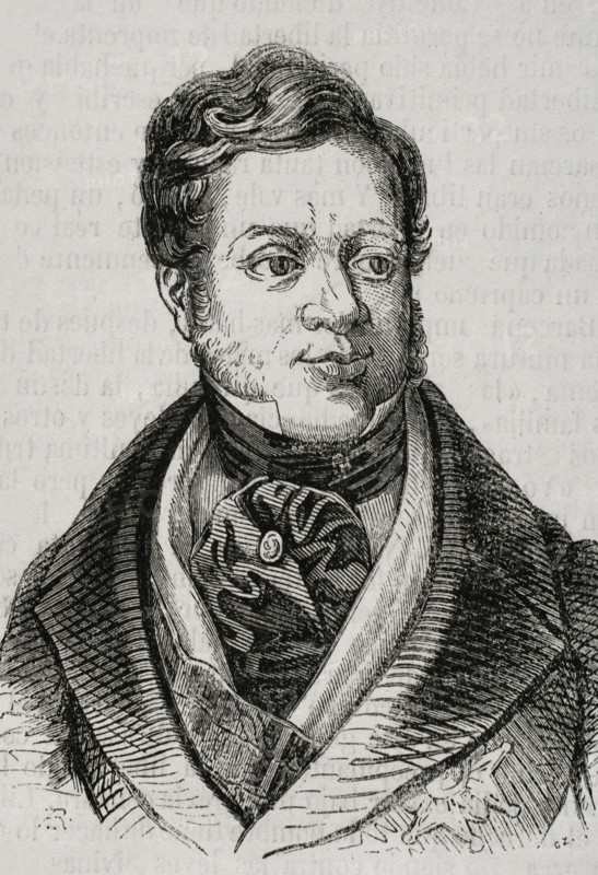 José María Queipo de Llano, (1786-1843), Count of Toreno and viscount of Matarrosa, 1853.  Creator: Unknown.