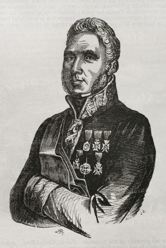 Francisco Espoz y Mina, (1781-1836), Spanish leader of the guerrillas of Navarre..., 1853. Creator: Unknown.