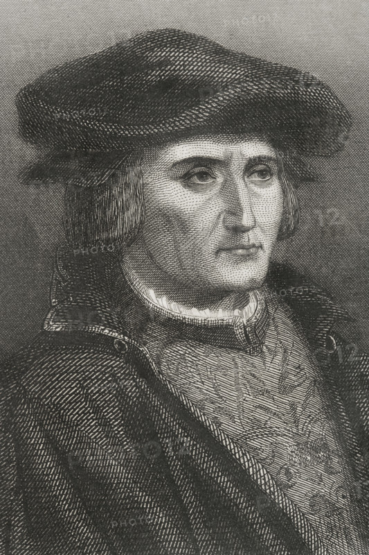 Martin Luther, (1483-1546), German theologian and Augustinian friar, 1856.  Creator: Charles Geoffroy.