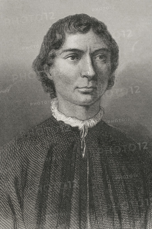 Niccolò Machiavelli, (1469-1527), Italian Renaissance writer and statesman, 1856.  Creator: Unknown.
