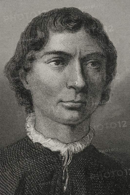 Niccolò Machiavelli  (1469-1527), Italian Renaissance writer and statesman, 1856.  Creator: Unknown.