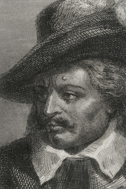 Oliver Cromwell, (1599-1658), Lord Protector of Great Britain, (1653-1658), 1856.  Creator: Unknown.