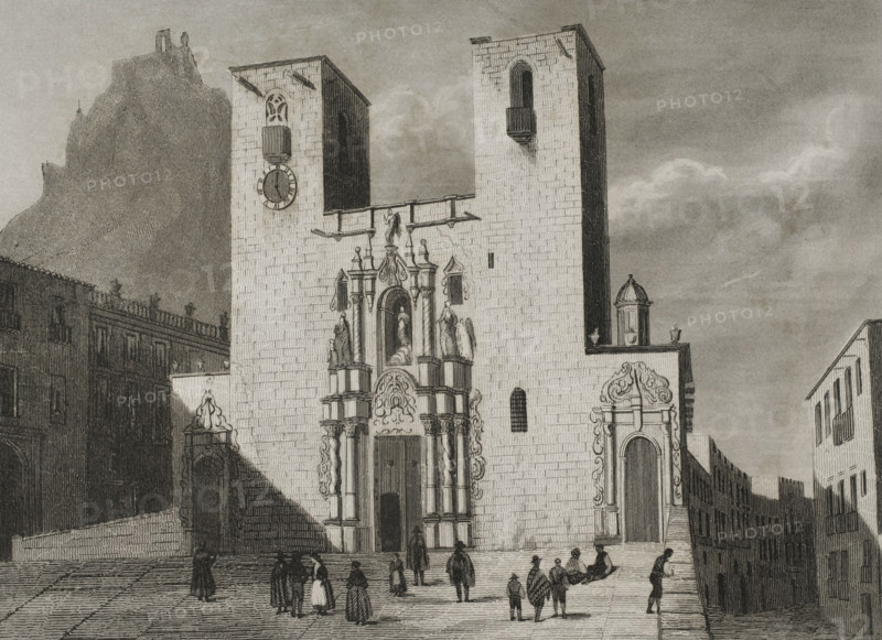 Church of Saint Mary, Alicante, Spain, 1853.  Creator: Antonio Roca Sallent.