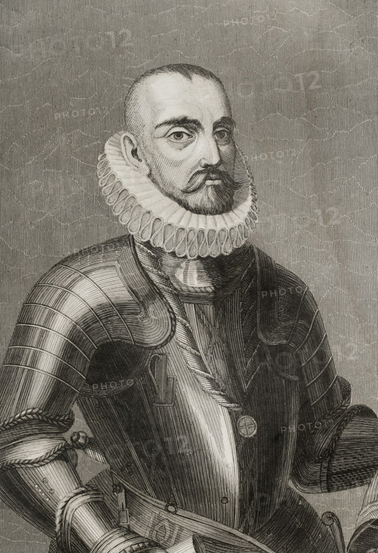 Gonzalo Fernandez de Cordoba, (1453-1515), called "El Gran Capitan", Spanish general, 1853.  Creator: Antonio Roca Sallent.