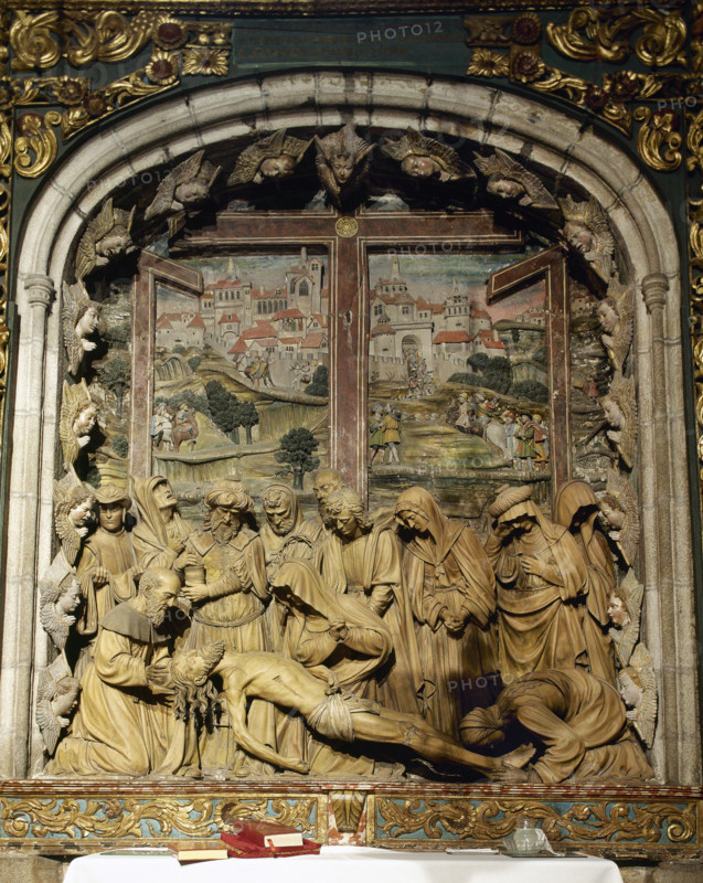 Mondragon Chapel or Chapel of Piety, Cathedral of Santiago, Santiago de Compostela, Spain, 2008.  Creator: LTL.