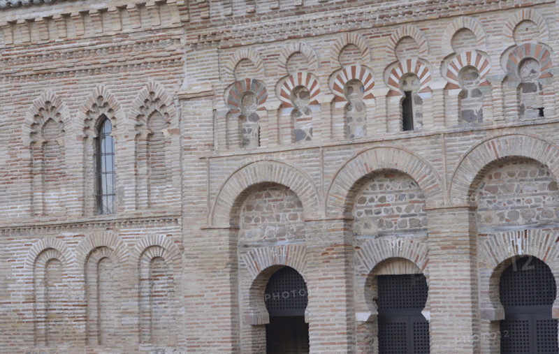 Northwest facade, Cristo de la Luz Shrine, Toledo, Castile-La Mancha, Spain, 2022.  Creator: LTL.