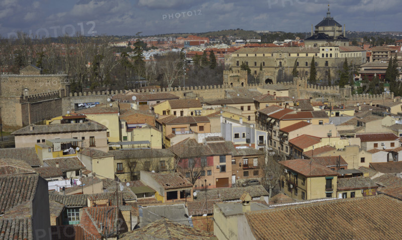 Panoramic view of the city of Toledo, Spain, 2022.  Creator: LTL.