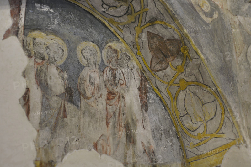 Fresco, Cristo de la Luz Shrine, Toledo, Castile-La Mancha, Spain, 2022.  Creator: LTL.