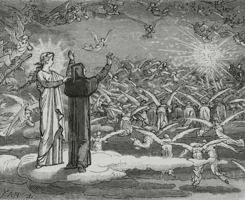 The Divine Comedy, (1307-1321): The Paradise, 1888. Creator: Jean Edouard Dargent.
