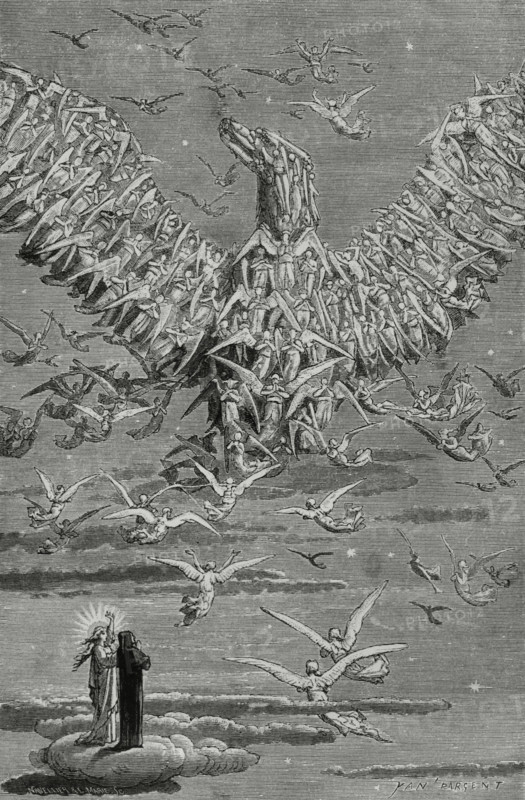 The Divine Comedy, (1307-1321): The Paradise, 1888.  Creator: Jean Edouard Dargent.