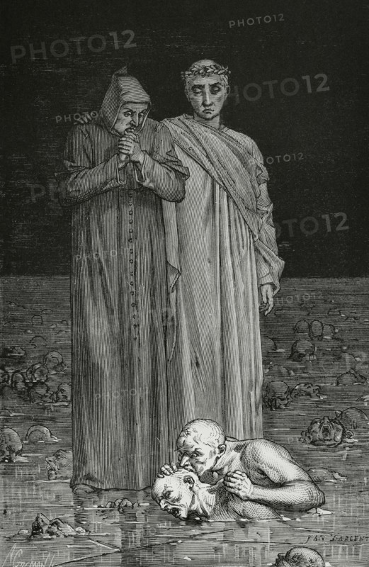 The Divine Comedy, (1307-1321): Inferno (Hell), 1888. Creator: Jean Edouard Dargent.