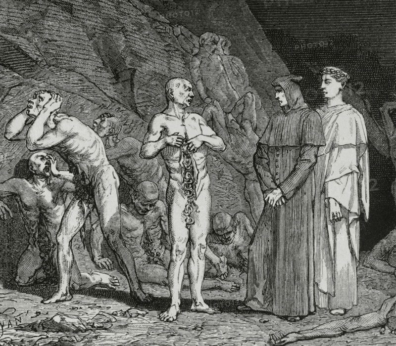 The Divine Comedy, (1307-1321): Inferno (Hell), 1888. Creator: Jean Edouard Dargent.