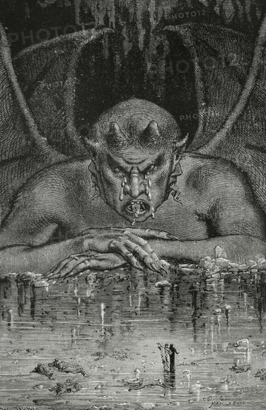 The Divine Comedy, (1307-1321): Inferno (Hell), 1888. Creator: Jean Edouard Dargent.