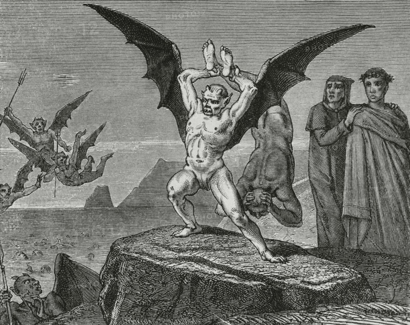 The Divine Comedy, (1307-1321): Inferno (Hell), 1888. Creator: Jean Edouard Dargent.